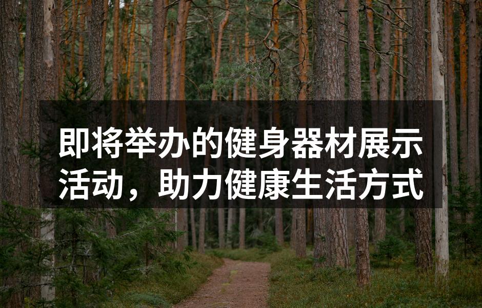 健身器材展示现场